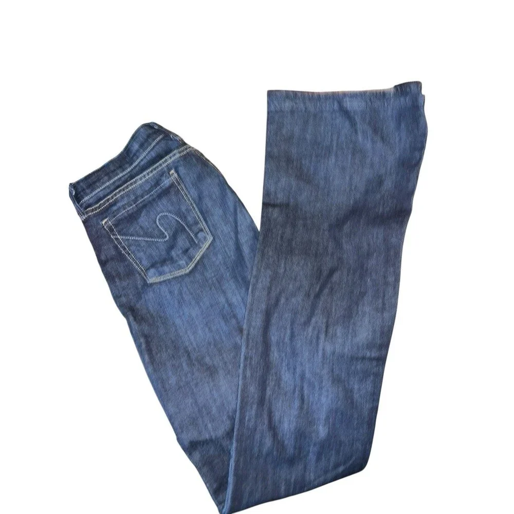 Y2K Citizens of Humanity Kelly 001 Low Waist Bootcut Wide Leg Jeans Dark Wash 25